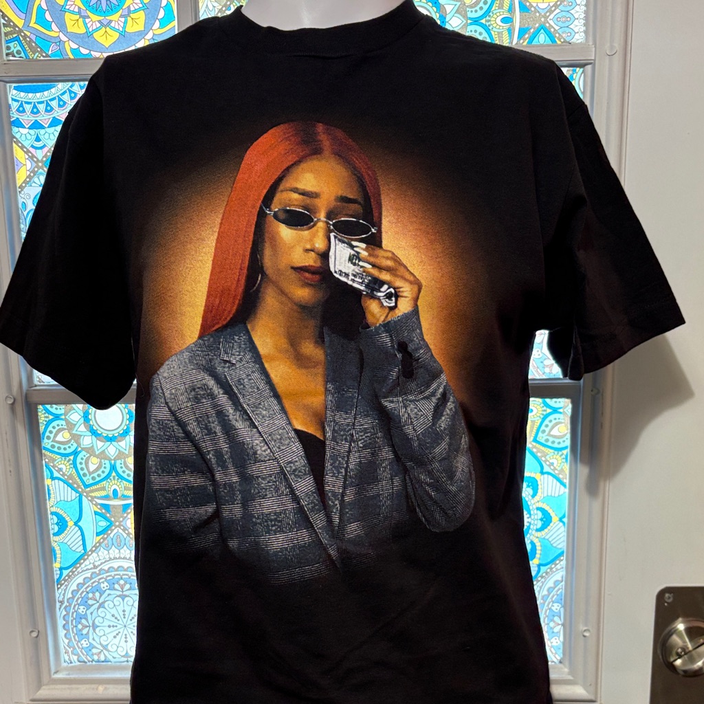 Black Graphic Short Sleeve Tee